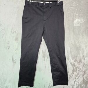 Autograph Marks and Spencer Mens Regular Fit Chino Pants Black 34x31 Stretch